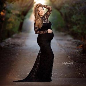 Black maternity dress